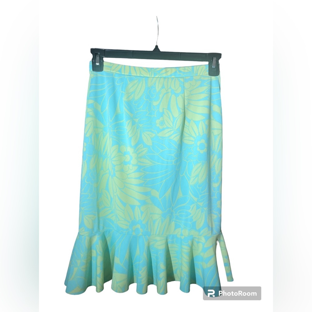 Vintage Michael Kors Mermaid Floral Skirt Sz 2